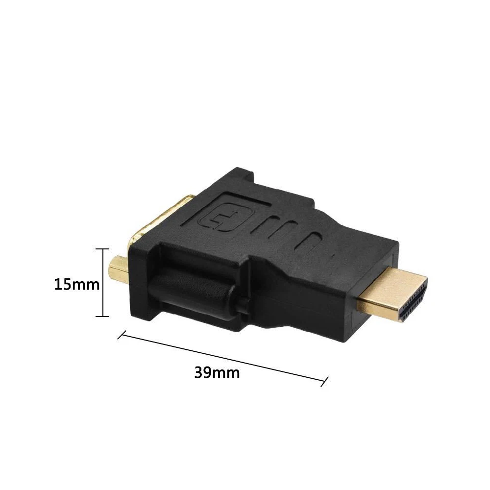 Совместимому с HDMI/DVI 24 + 5 мужчина к HDMI совместимого адаптера Позолоченные 1080P для