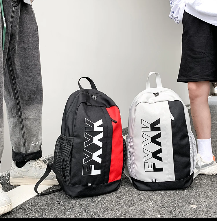 

BB192 High school students Korean casual large-capacity student backpack tide brand boys backpack