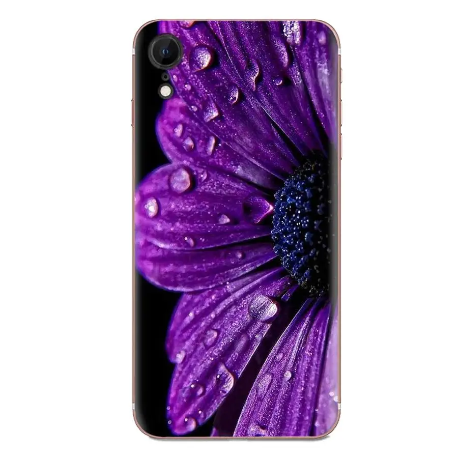 Мягкий дизайн на заказ для Sony Xperia Z Z1 Z2 Z3 Z4 Z5 compact Mini M2 M4 M5 T3 E3 E5 XA XA1 XZ Premium Infinity On Purple