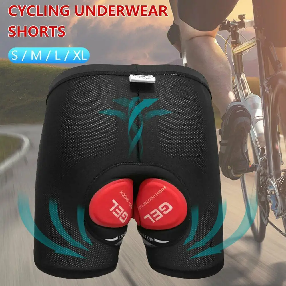 

With Good Quality Cycling Shorts Mesh Men's Cycling Underwear 5d Gel Pad Shockproof Cycling Underpant Mtb Shorts Bike Underwear