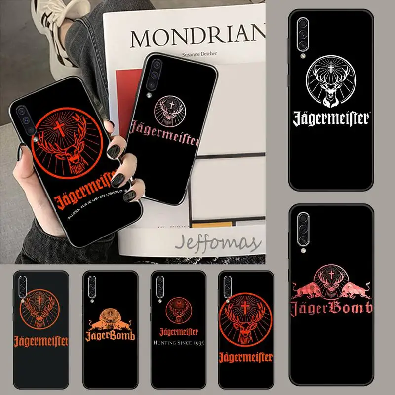 Чехол для телефона Jagermeister с логотипом роскошный уникальный дизайн Samsung A20 A30 30s A40 A7