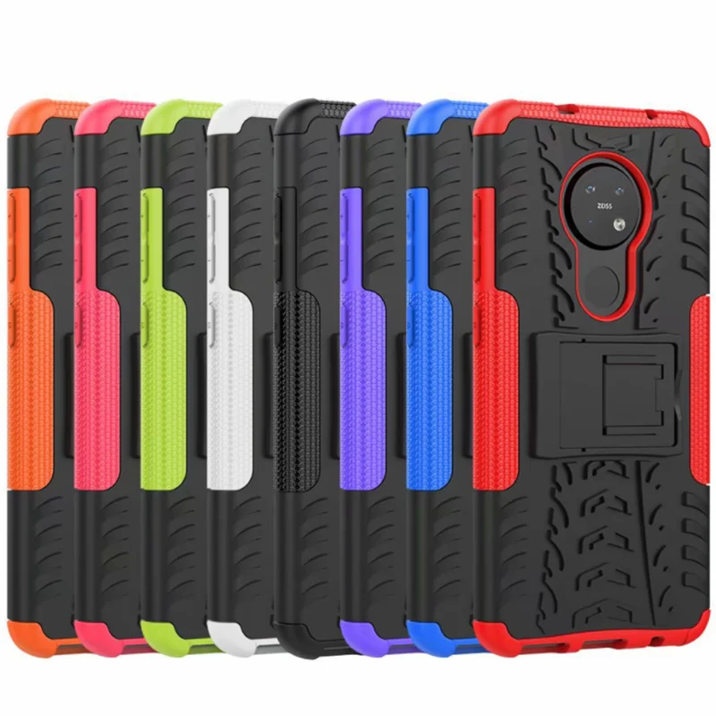 2 в 1 двухслойный Прочный противоударный чехол-подставка для защиты телефона Nokia 3