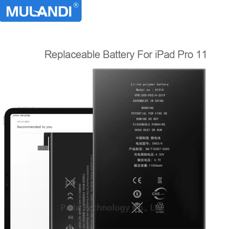 

Для iPad Pro 11 battery 3 4 Air Air2 Air3 mini 10,2 10,5 сменная батарея для мобильного телефона Battery A2013 A1934 A1979 A1980/A2042