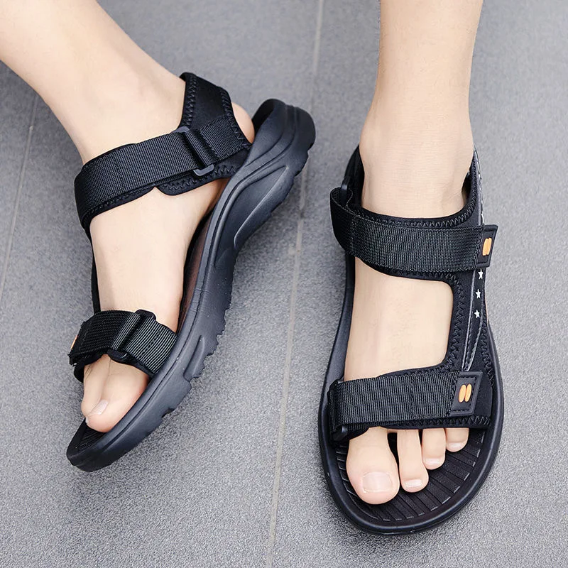 

Sandals men's beach shoes fashionable cool slippers youth shoes summer