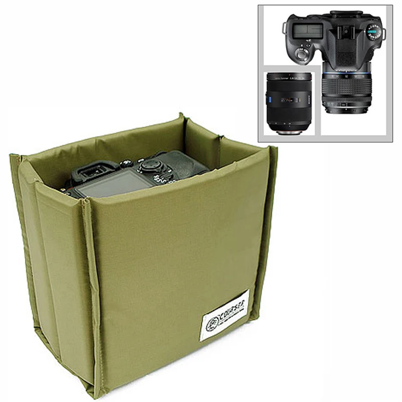 Roadfisher маленькая Водонепроницаемая складная сумка для камеры вставка