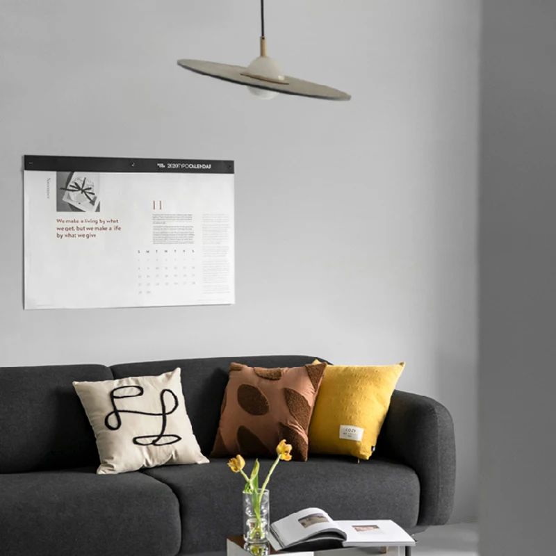 Мягкая подушка чехол хлопковая с пушистой вышивкой для телефона декоративный