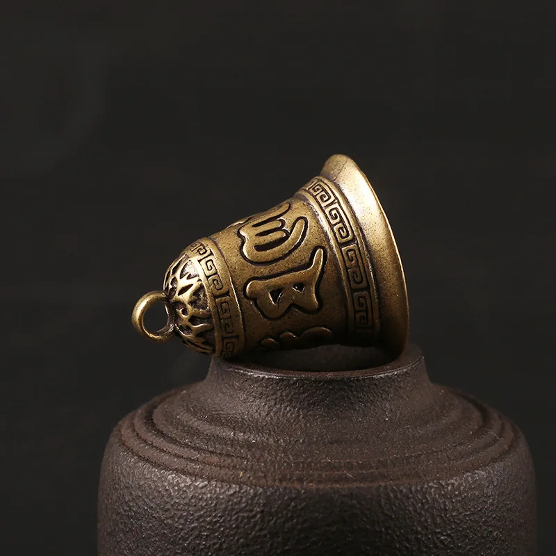 Винтажный латунный брелок колокольчик подвески тибетского буддизма