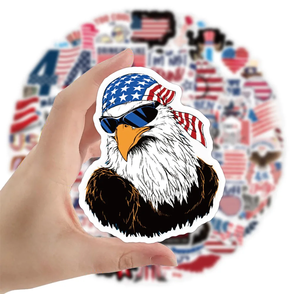 

10/50Pcs Kawaii Cute Stickers Aesthetic American USA President Stickers for Independence Day Scrapbook Planner Journal Car