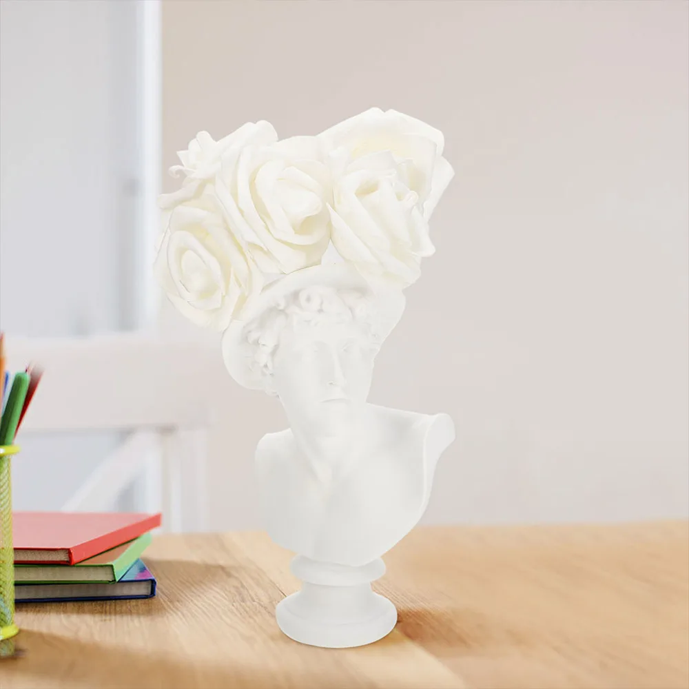 

Greek Statue Planter Creative Plant Pot Pretty Succulent Planter for Decor