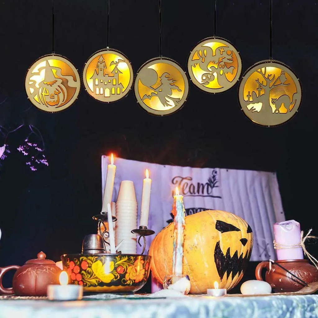 Новинка 2019 декор для Хэллоуина светодиодсветильник лампа Волшебная ведьма