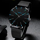 2022 минималистичные мужские модные ультра тонкие часы простые мужские деловые часы из нержавеющей стали с сетчатым ремешком кварцевые часы Relogio Masculino