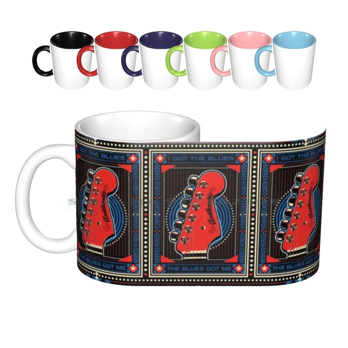 Я получил блюз меня керамические кружки кофейные чашки кружка для молока чая