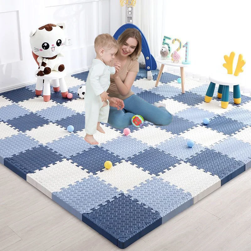 

2020 NEW Baby Foam Cling Mat Children EVA Educational Toys Kids Soft Floor Game Mat Chain Fitn Bri Gym Game Carpet 1cm