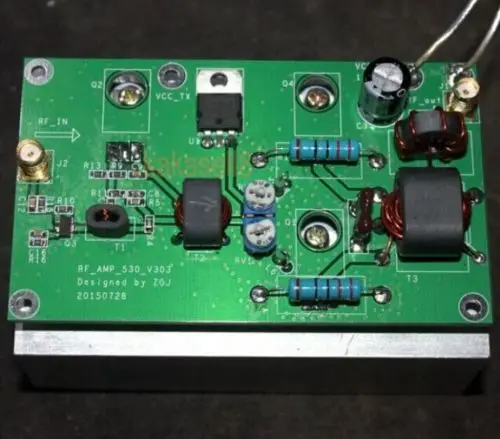 Фото DIY KITS 45 Вт SSB линейный усилитель мощности для трансивера HF радио коротковолновый 40 дБ №2