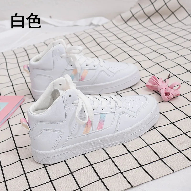 

Fashion women's shoes Bell white shoes women spring new students all-match women's shoes fashion high-top shoes women shoes