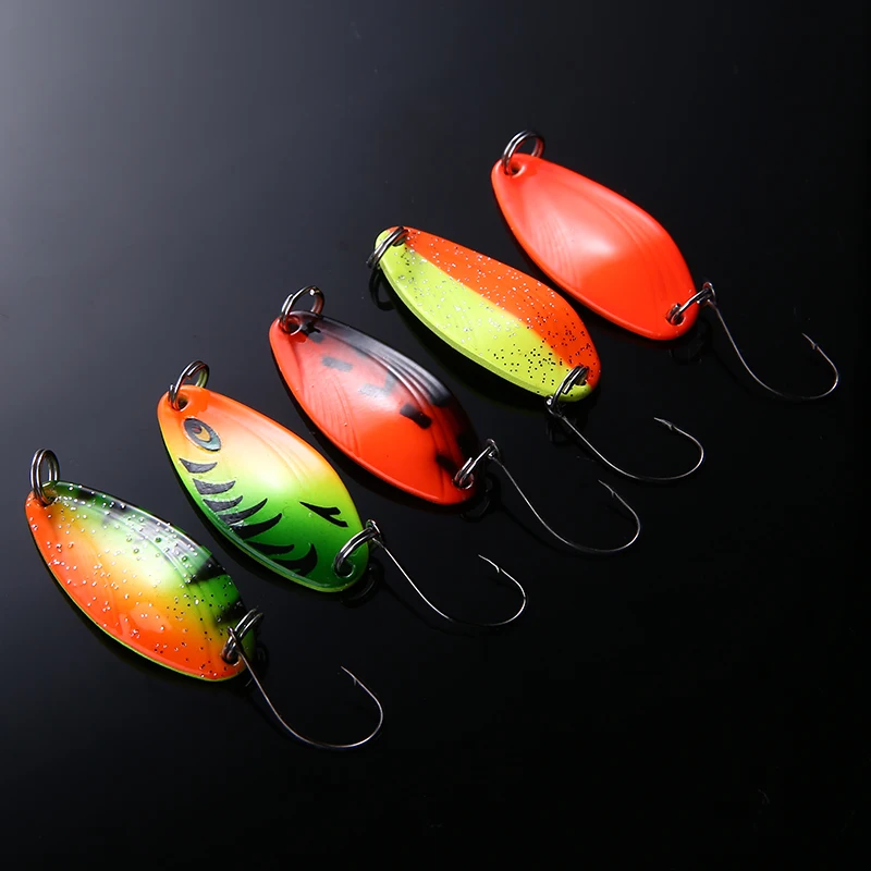 Рыболовные приманки с блестками форель Окунь и Chub набор из 5 штук искусственная