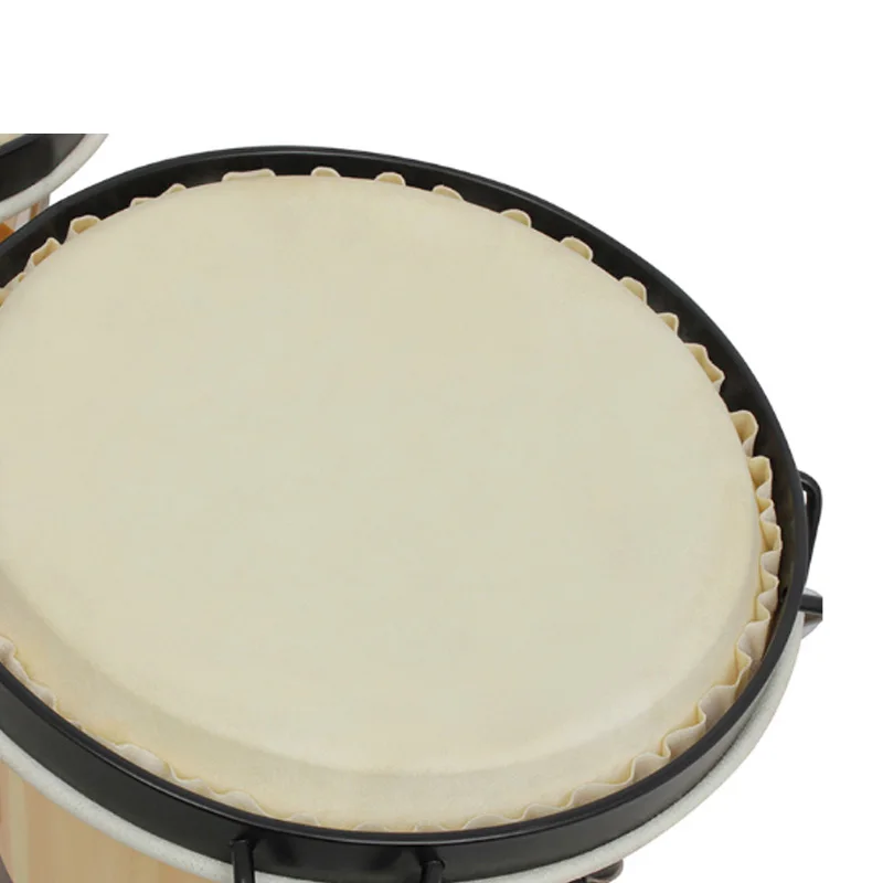 Wooden African Bongos Drum Percussion Musical Instruments Early Learning Educational Toys for Parts | Спорт и развлечения