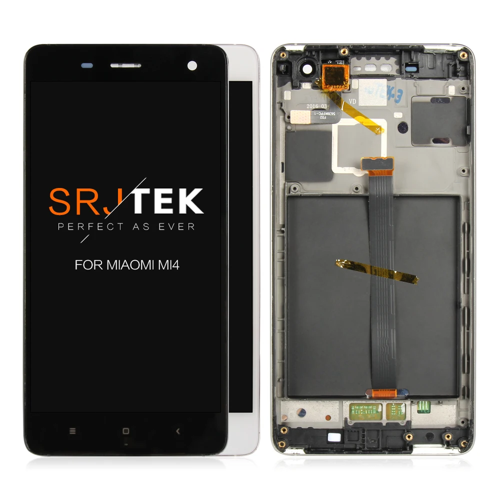 5 дюймовый ЖК дисплей экран для XIAOMI Mi4 с сенсорным экраном в сборе Xiaomi Mi 4 M4 рамой