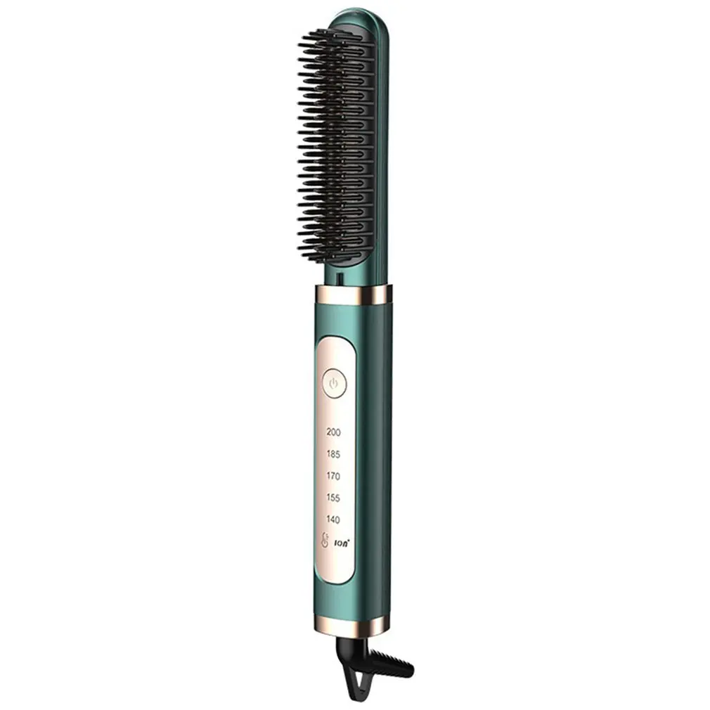 

Multifunctional Straight Hair Comb Curly Hair Perm Stick Straightener Brush Dual-purpose Fluffy Hair Straightener