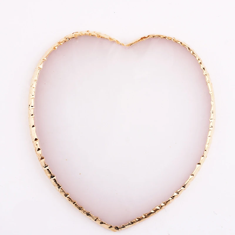 Натуральная смола ногтей Цвет в форме сердца палитра Палитра держатель рисунок