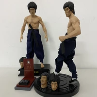 bruce lee action figure 30cm 12inch dragon tiger fighting three headed real clothes the return of the grand master