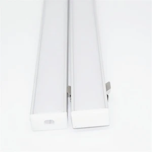 40 см за штуку 16 мм Печатная плата светодиодный алюминиевый профиль для двухрядной полосы, 8,5 мм высокий тонкий плоский настенный потолочный диффузор канал