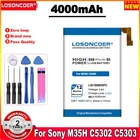 Аккумулятор LOSONCOER LIS1509ERPC, 4000 мА  ч, для Sony Xperia SP M35h, M35, HSPA, C5302, LTE, C5303, C5306, HuaShan C530x, M35T
