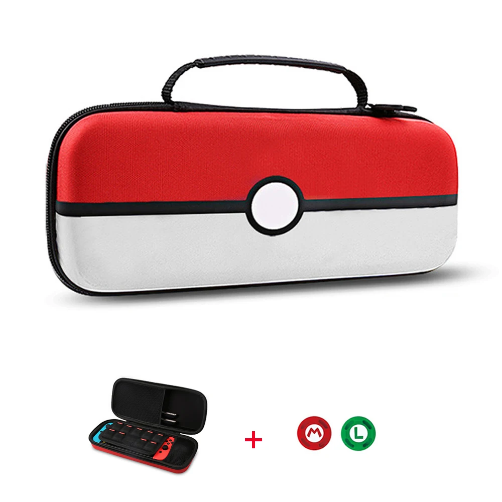Pokeball Pokebball Marios Портативный EVA сумка для хранения чехол s для Kind Switch NS консоль защитный чехол Nintendo Switch аксессуары для игр - Цвет: Pokeball