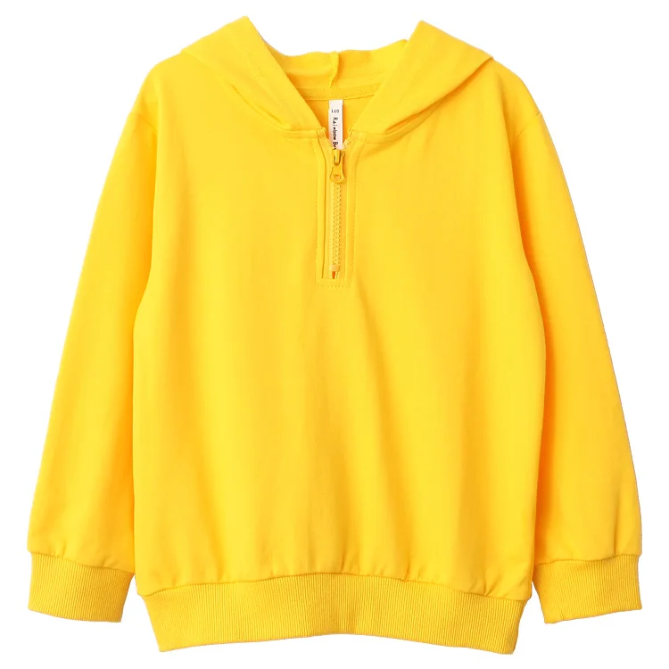 Kids Girls Boys Hoodies Outerwear Spring Red Yellow Black Grey Hooded &amp Sweatshirt Clothes for 3 4 6 8 10 Years |