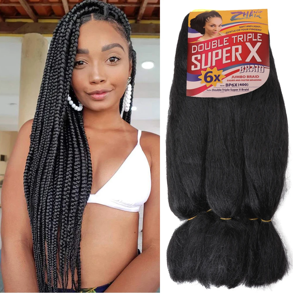 

Dansama 24' 400g Long Synthetic Hair Extension Wholesale Yaki Straight Braiding Hair Kanekalon Crochet Easy Jumbo Braids Hair