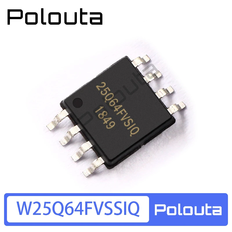 

Polouta W25Q64FVSSIQ SOP8 64M Bit Serial Flash Memory DIY Electronic Acoustic Components Kits Arduino Nano Integrated Circuits