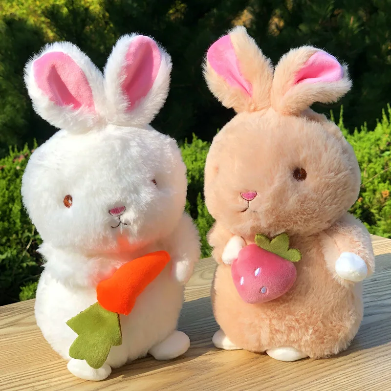 

Wholesale 10pcs 25cm Kawaii Rabbit Plush Toy Cute Stuffed Animals Pillows Dolls Soft Plushie Toys for Children Kids Gift