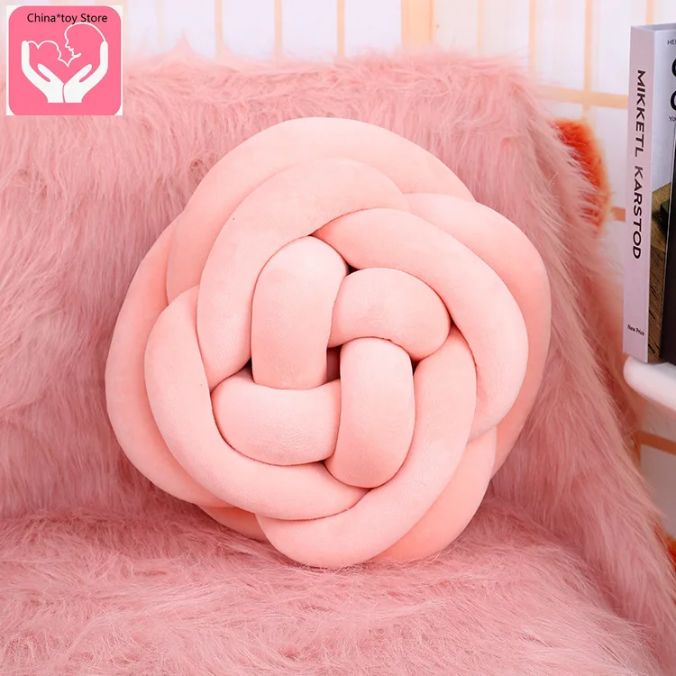 

Ins Explosion Models Knotted Pillow Rose Pillow Cushion Sofa Pillow Decoration Novelty Fashion Soft Pillow PP Cotton