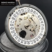 Japan Seiko NH35A Premium Mechanische Bewegung NH35 Weiß Datewheel 24 Juwelen Automatische Selbst-wicklung Hohe Genauigkeit Movt Ersetzen