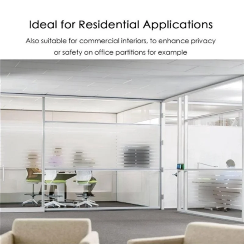 Самоклеящаяся [ширина 45 см] полосатая пленка для дверей и окон модные наклейки