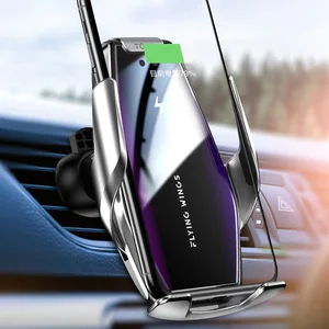 15w qi car charger holder for iphone 11 11pro 11pro max samsung s20 fast charge car phone holder for iphone 12 pro 12pro max free global shipping