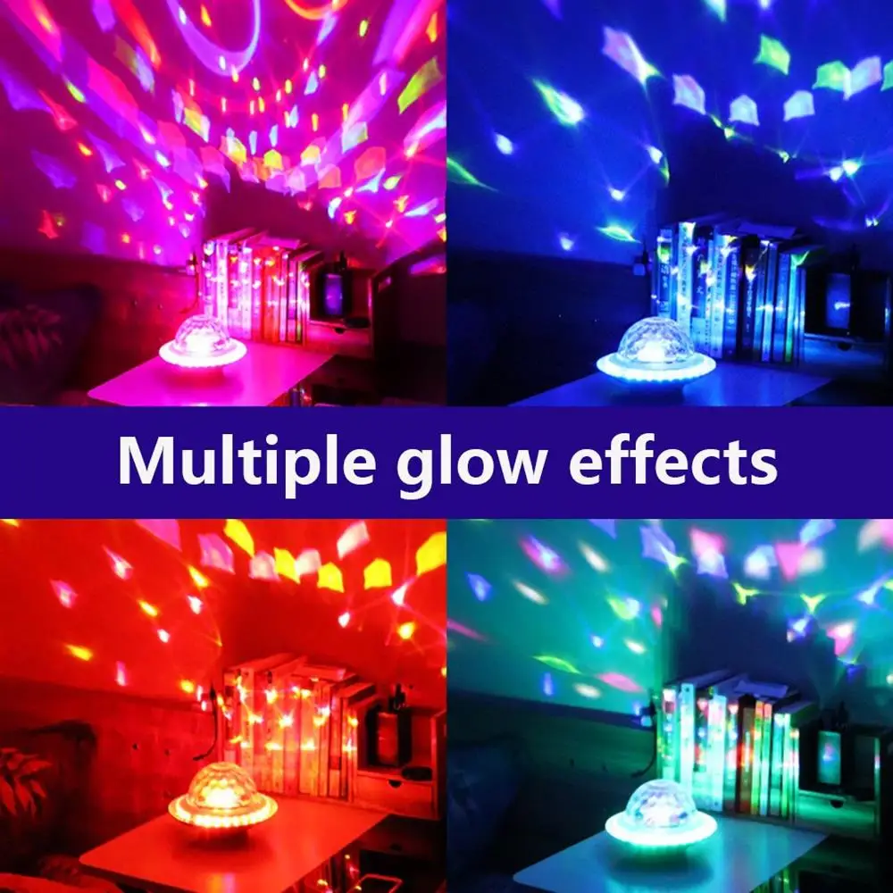

LED Colorful Stage Lights Wireless Audio Card KTV Creative Speakers Built-in Lithium Battery Speaker 2021 New Bluetooth Speaker
