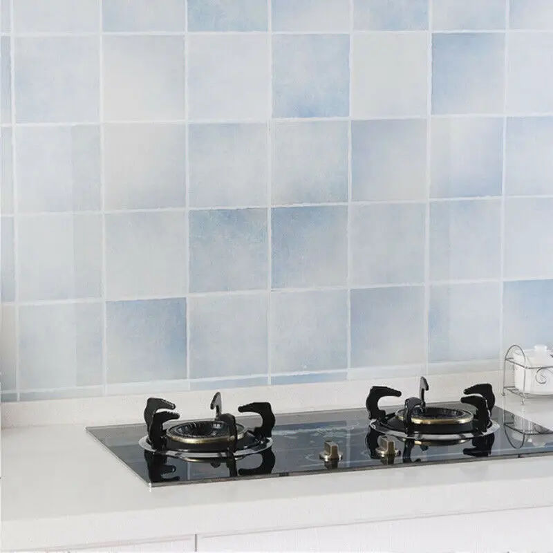 

Kitchen Anti oil Transparent Waterproof Furniture Protection Wall Sticker High Temperature Resistant Ceramic Tile Wall Sticker