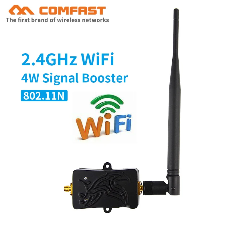 4 Вт Wifi усилитель сигнала 2 ГГц 802 11 bluetooth расширитель ретранслятор широкополосные