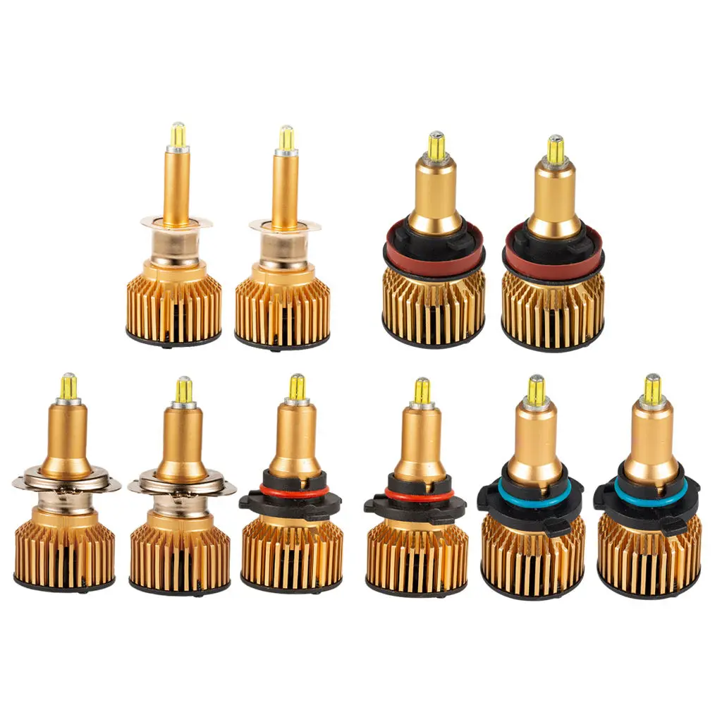 

2Piece Car Led Headlight Bulbs Kit Fog Light Headlamp Conversion, 6000K White