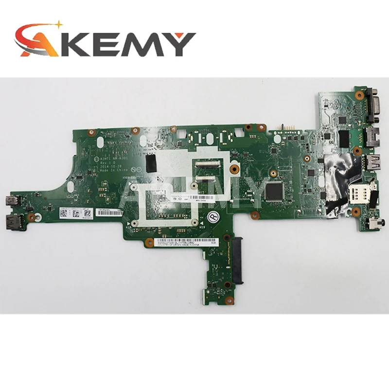 for lenovo thinkpad t450s laptop motherboard fru 00ht756 00ht752 aimt1 nm a301 with i7 5600u cpu 4gb ram 100 tested fast ship free global shipping