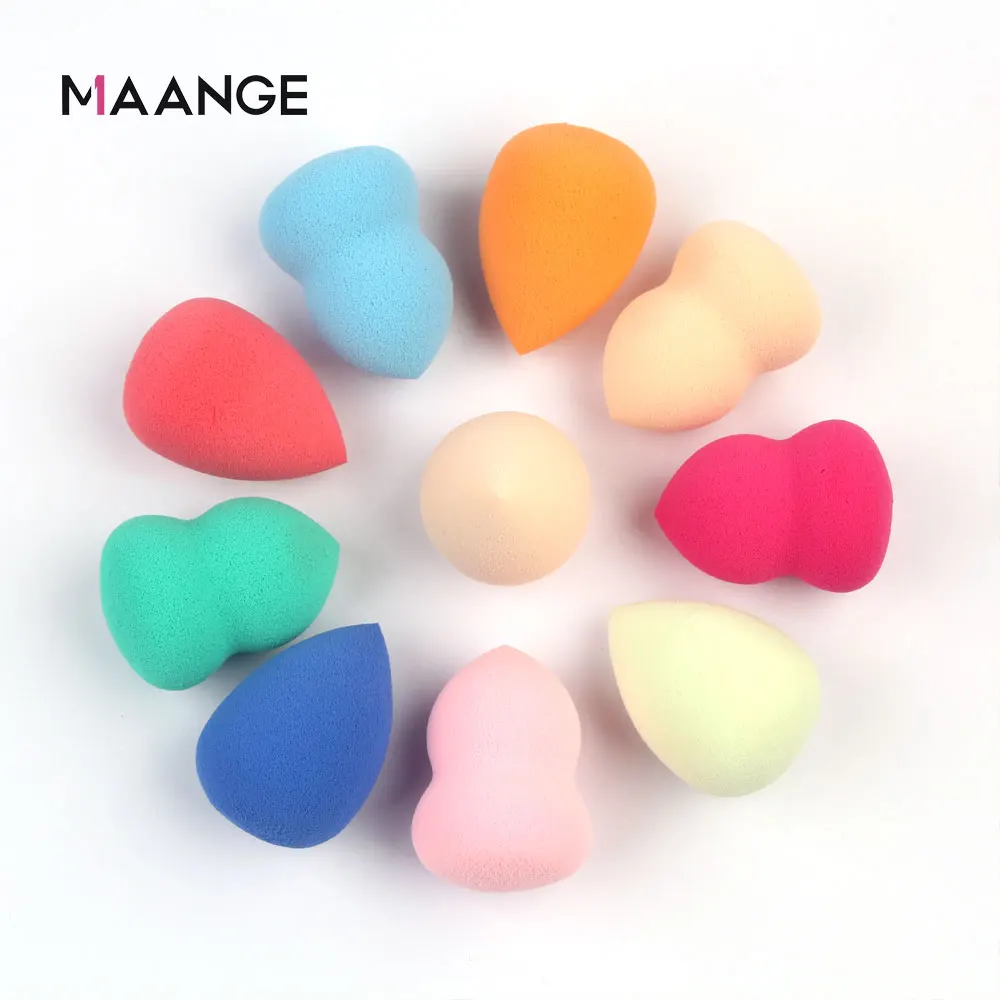 MAANGE 5 Pcs Макияж Губка-аппликатор макияжа мягкие губки для растушевки пудры