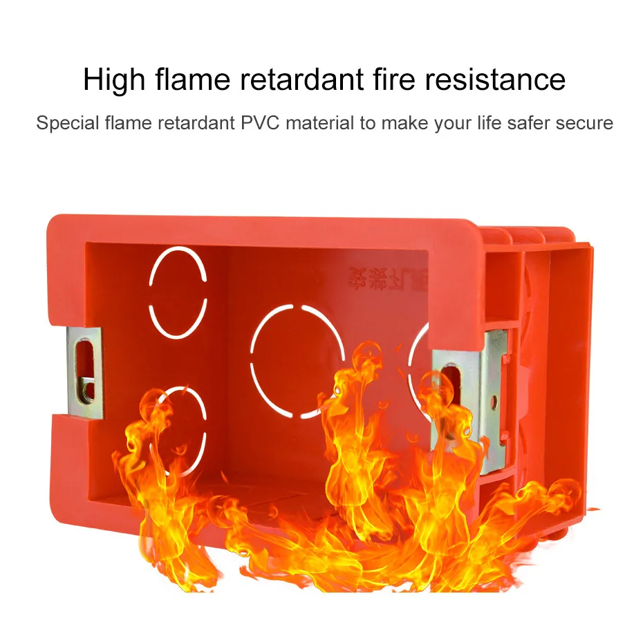 Новая Монтажная коробка внутренняя кассета 99 мм * 64 50 для 118 типа переключатель и