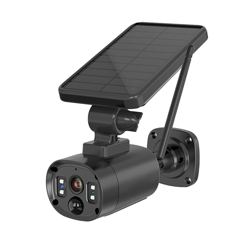 

Solar Camera with Waterproof, HD, Two-Way Audio, Night Vision, Human Detection, Alexa, SD Card/Cloud Storage for Outdoor