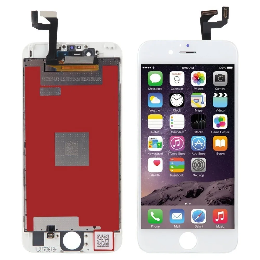 1 шт. ЖК-дисплей для iPhone 6S дисплей в сборе сенсорный экран дигитайзер Pantalla полная