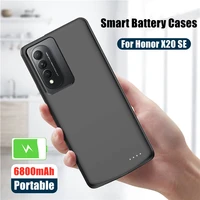 zkfys battery charger cases for honor x20 se 5g power case 6800mah external battery charging case for honor x20 powerbank cover