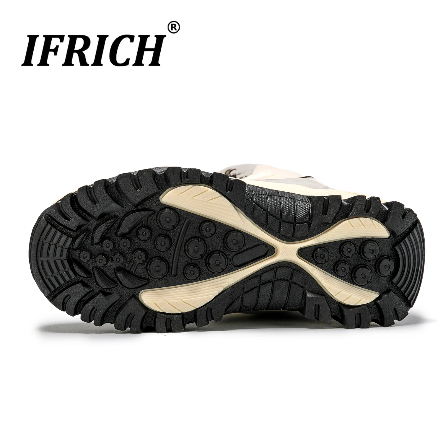 Зимние теплые походные ботинки женские высокие сапоги охотничьи зимние кожаная