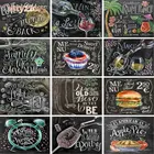 Картина для Школьной Доски GATYZTORY, набор для самостоятельной раскраски маслом по номерам для взрослых и детей, размер 40x50, современная домашняя настенная рамка для гостиной