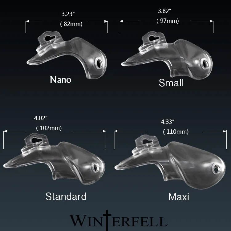Winterfell био источников смолы мужской набор целомудрия 4 размера кольцо для пениса
