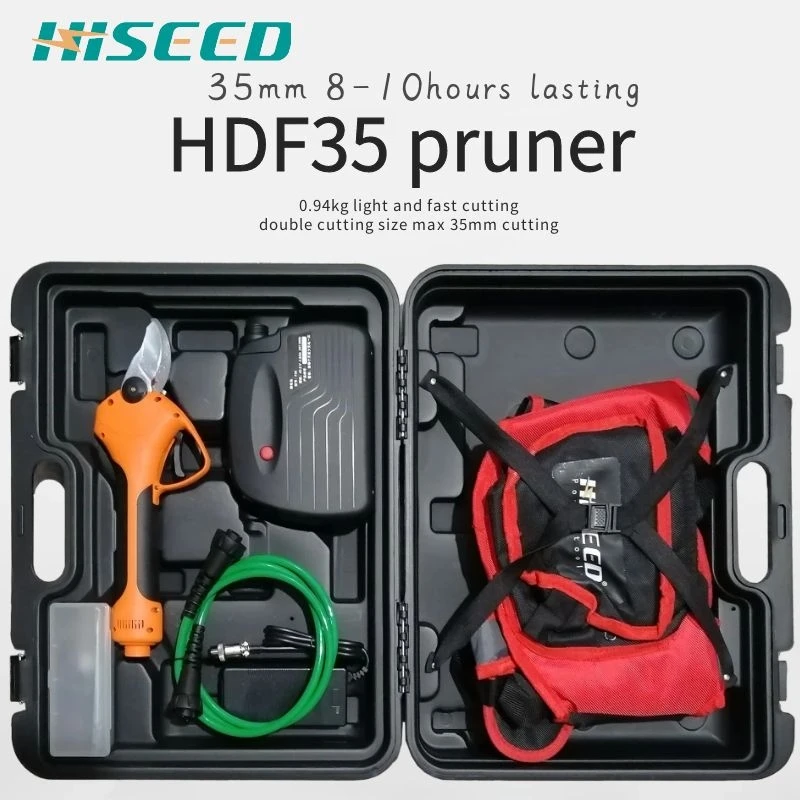 

2020 HDF35 electric pruner, battery secateurs, battery powered pruning shears (8 hours lasting)